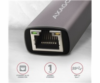 AXAGON ADE-TR, USB-A 3.2 Gen 1 - Gigabit Ethernet síťová ...