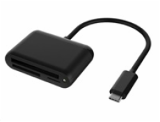 PREMIPREMIPREMIUMCORD Adaptér USB3.1 Typ-C - Čítačka kariet CFAST2.0+SD3.0+Micro SD 3.0