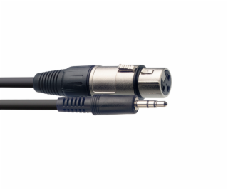 Stagg SAC1MPSXF, kabel XLR/mini JACK, 1m