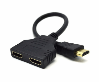 GEMBIRD Dat přepínač  HDMI splitter, pasivní, kabel, 2 cesty