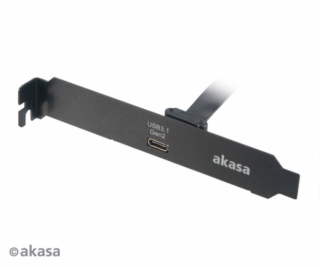 AKASA adaptér MB interní, USB 3.1, PCI závorka s Type-C k...