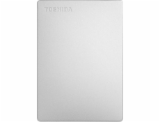 TOSHIBA HDD CANVIO SLIM 2TB, 2,5 , USB 3.2 Gen 1, stříbrná / silver