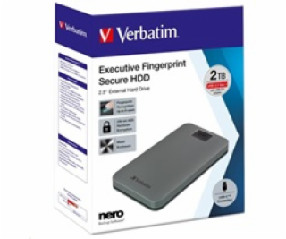 VERBATIM externí HDD 2.5  1TB, Executive Fingerprint Secu...