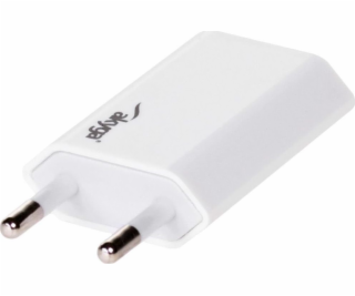 Akyga Síťová USB nabíječka 240V 1000mA 1xUSB bílá