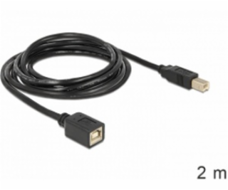 Delock Cable USB 2.0 B samec > B samice prodlužující 2 m