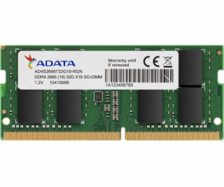 ADATA Premier 32GB (1x32GB), DDR4, 3200 MHz CL22, Pamäť S...