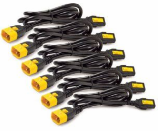 APC Power Cord Kit (6 ea), Locking, C13 to C14, 1.2m