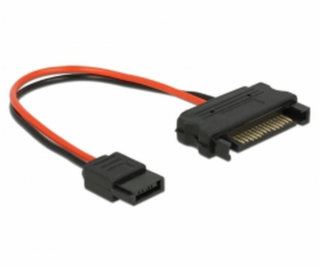 Delock Cable Power SATA 15 pin plug > Power Slim SATA 6 p...