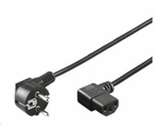 PREMIUMCORD Kabel napájecí 230V 3m úhlový 90st