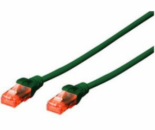 Digitus Ecoline Patch Cable, UTP, CAT 6e, AWG 26/7, zelen...