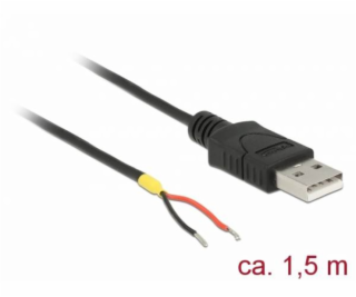 Delock Kabel USB 2.0 Typ-A samec > 2 x dráty bez konektor...