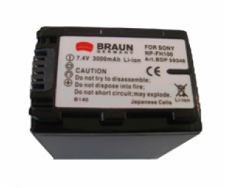 Braun akumulátor SONY NP-FH90, FH100, 3000mAh