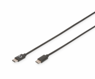 DIGITUS Připojovací kabel USB typu C na C, 3,0 m, 3A, 480...