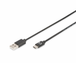 Digitus Připojovací kabel USB C na A  1,8 m, 3A, 480 MB, ...