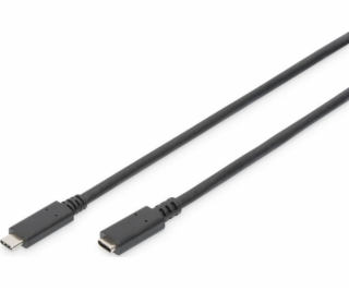 Digitus Prodlužovací kabel USB C na C samec/samice 1,5 m,...