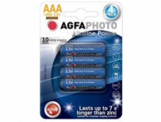 AgfaPhoto Power alkalická baterie LR03/AAA, blistr 4ks