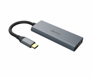 AKASA adaptér 4-In-1 USB Type-C na HDMI 4K@30Hz, USB Type...