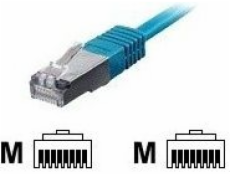 Equip Patchcord S/FTP, Cat6A, 15, niebieski (605638)