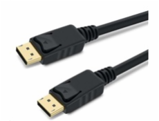 PREMIUMCORD DisplayPort 1.3/1.4 přípojný kabel M/M, zlacené konektory, 2m