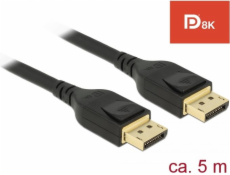 DELOCK 85663 Delock Cable Displayport 1.4 male > Displayport male (20pin) 8K 5m