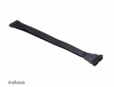 AKASA kabel prodlužovací interní USB 3.0 19-pin, M/F, 15 cm