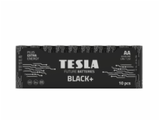 Tesla AA BLACK+ alkalická, (LR06, tužková, shrink) 10 ks fólie