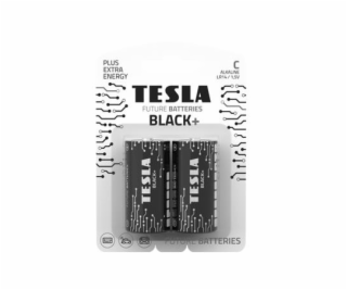 Tesla C BLACK+ alkalická, 2 ks