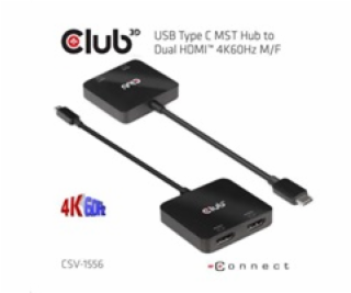 Club3D Video hub MST (Multi Stream Transport) USB-C 3.2 n...