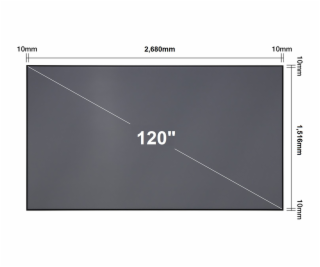 Epson plátno Laser TV 120  Screen - ELPSC36