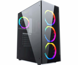 Gembird CCC-FC-1500RGB počítačový case Midi Tower Black T...