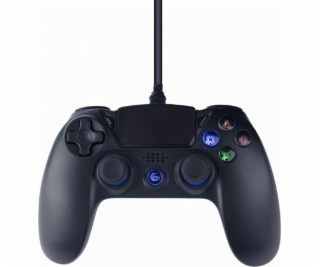 GEMBIRD gamepad PD-PS4U-01 pro PS4 a PC, vibrační, 3m