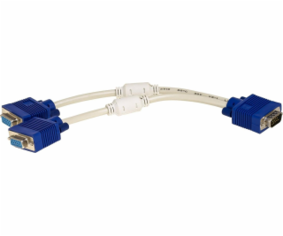 Adaptér AK-AD-20 VGA / 2x VGA