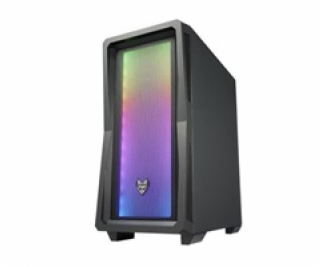 Fortron skříň Midi Tower CMT212A Black, A.RGB light bar