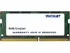 Patriot PSD416G266681S Patriot/SO-DIMM DDR4/16GB/2666MHz/CL19/1x16GB