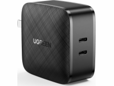 UGREEN 2xUSB-C 66W PD Wall Charger EU Black