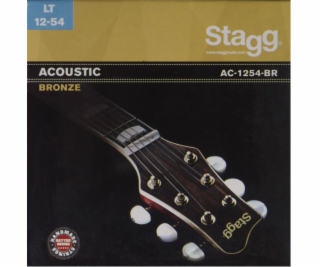 Stagg AC-1254-BR, sada strun pro akustickou kytaru, light