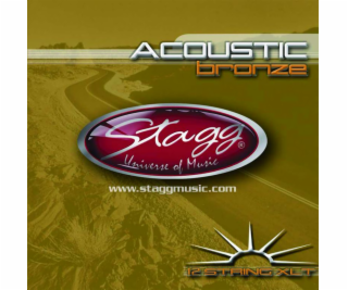 Stagg AC-12ST-BR, sada strun pro 12-ti strunnou kytaru, e...