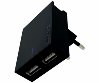 Swissten adaptér SMART IC 2x USB 3A B