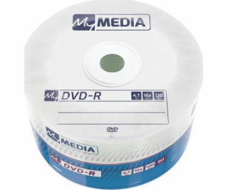 1x50 MyMedia DVD-R 4,7GB 16x Speed matt silver Wrap