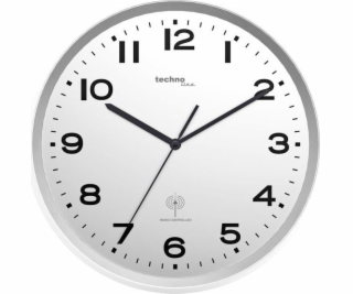 TECHNOLINE WT8500 radio wall clock silver 30 cm