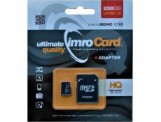 IMRO MICROSDXC 10/256GB UHS-3 ADP memory card Class 10