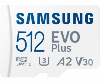 Paměťová karta Samsung micro SDXC EVO Plus 512GB + SD ada...