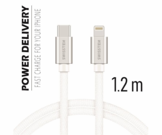 Swissten Kabel Textile Usb-C/Ligh 1,2M S