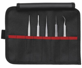 KNIPEX Precision Tweezers Set 5 pieces