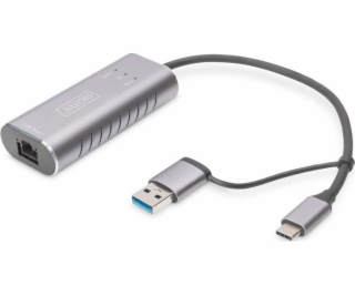 Adaptér DN-3028, USB-C 3.2 > Gigabit 2,5 Gbps