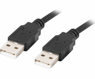 Lanberg CA-USBA-20CU-0005-BK USB cable 0 5 m 2.0 USB A Black