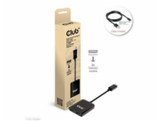 Club3D hub MST (Multi Stream Transport) DisplayPort 1.4 na 2xHDMI Dual Monitor 4K60Hz (M/F)