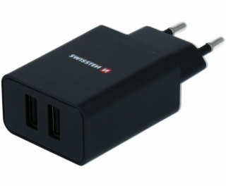 Swissten SMART IC 2x USB 2,1A POWER BK