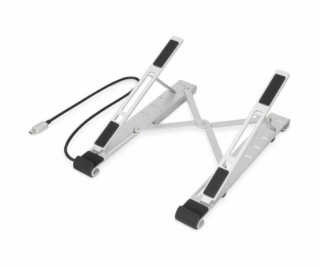 DIGITUS Variable Notebook Stand with integr. USB-C Hub 5-...