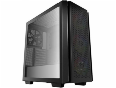 DEEPCOOL skriňa CG560 / ATX / 3x120mm fan / 140mm ARGB fan / 2x USB 3.0 / mesh panel